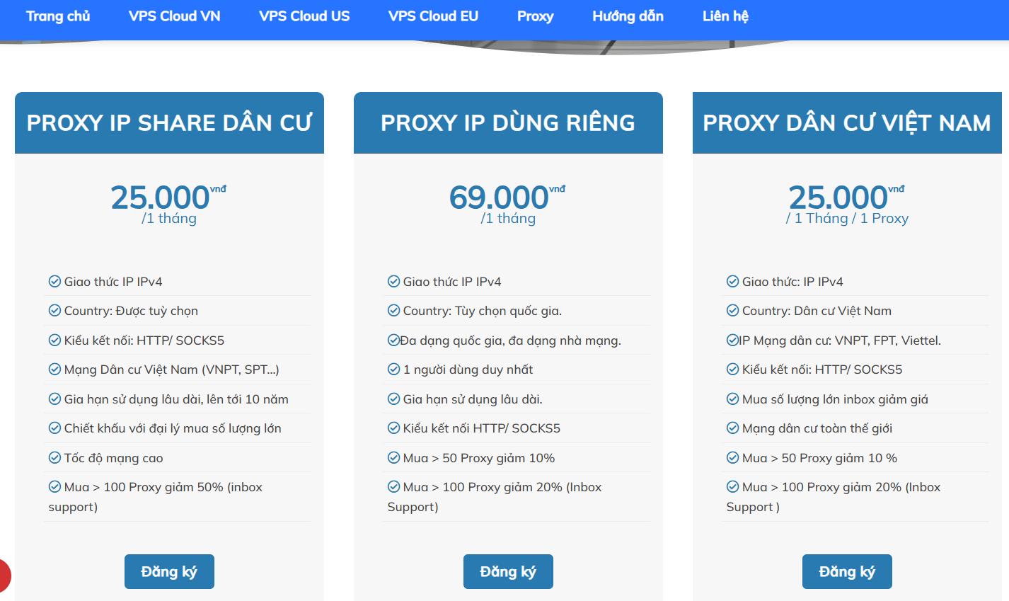 Mua Cloud Proxy ở đâu tốt nhất